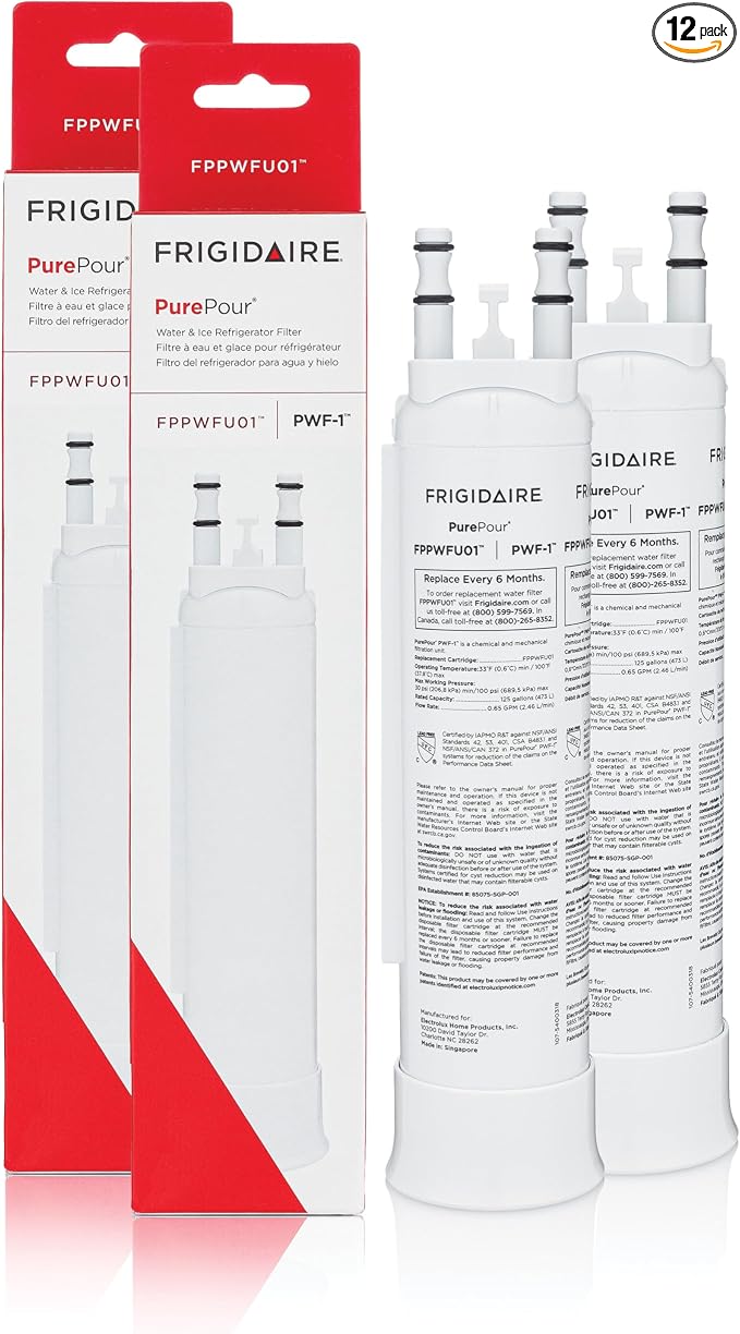 Frigidaire FPPWFU01 PurePour™ PWF-1™ Refrigerator Water Filter Replacement | by Frigidaire