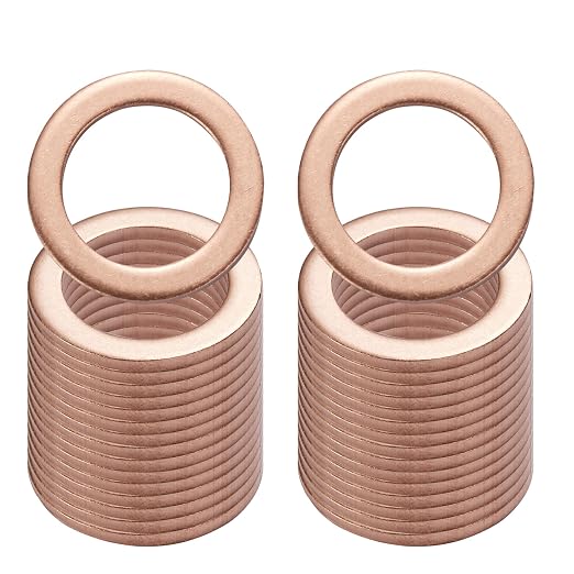 25PCS Copper Oil Drain Plug Gasket Replacement by KOOPATZ