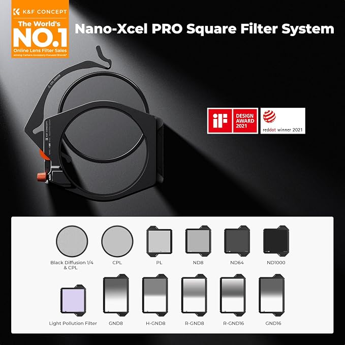 K&F CONCEPT X PRO Square Filters Holder System Kit - Image 2