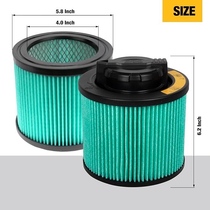 DEWALT HEPA Vacuum Filter Replacement DXVC4003, Fit - Image 3