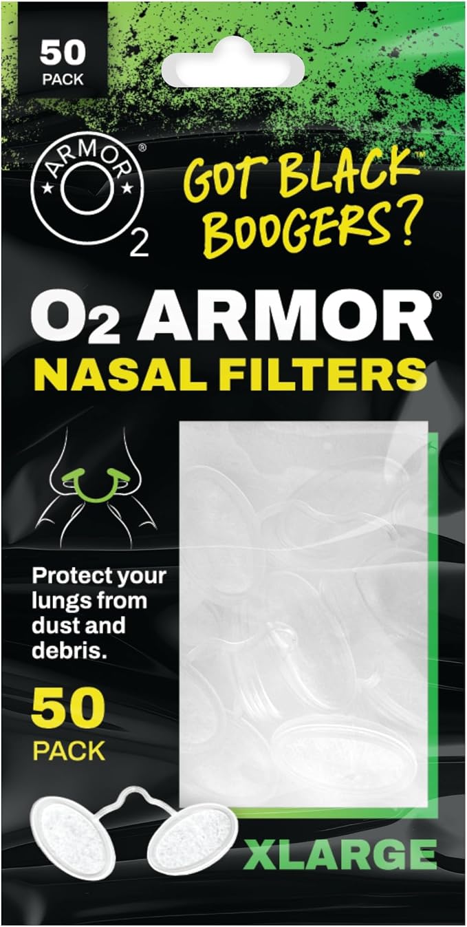O2 Armor Nose Filters for Welders & Allergies by O2Armor