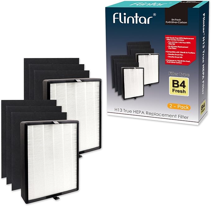 B4-Fresh Replacement Filter, Compatible by Flintar
