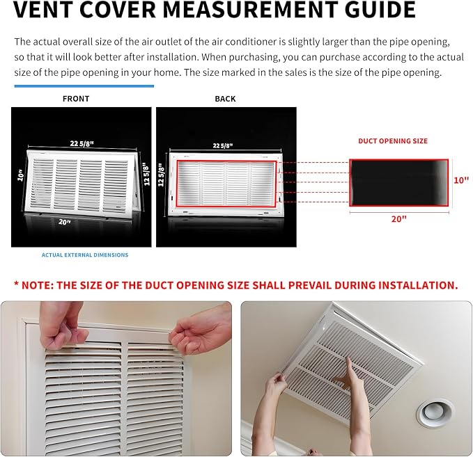 20x16 Air Return Grille Return Vent Cover - Image 6