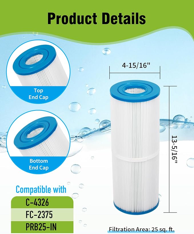 PRB25-IN Spa Filter Cartridge Replaces - Image 2