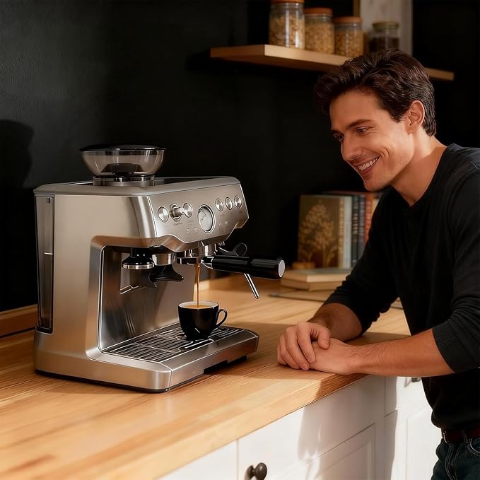 Bottomless Portafilter 58mm, 2 Ears Stainless Steel Bottomless Naked - Image 9