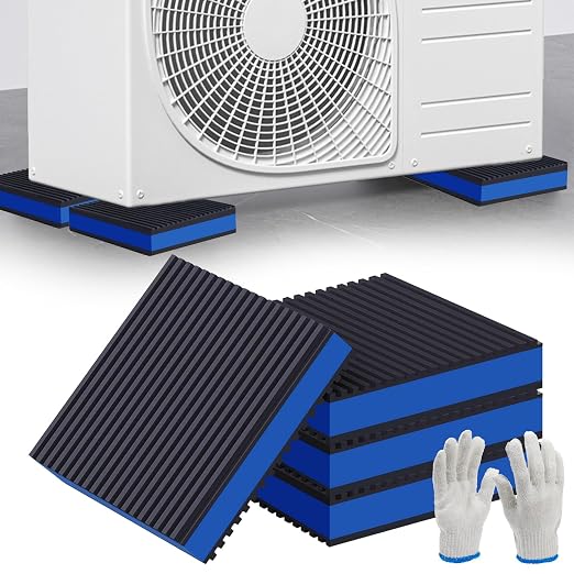 4 Pack Anti Vibration Pads, Sound Absorbing Mats by Storystore