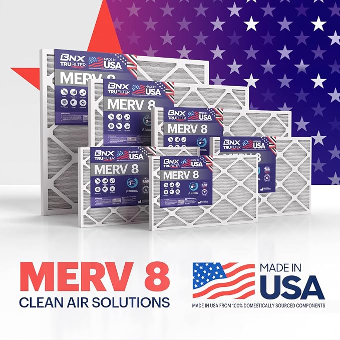 BNX 16x20x1 MERV 8 Air Filter 2 Pack - Image 7