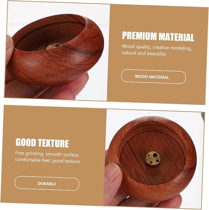 BESPORTBLE Incense Burner Decorative Tray Bowl-Shaped Censer - Image 8