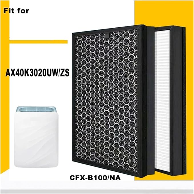 CFX-B100/NA Replacement Hepa Deodorizing Activated Carbon Filter，Compatible - Image 2