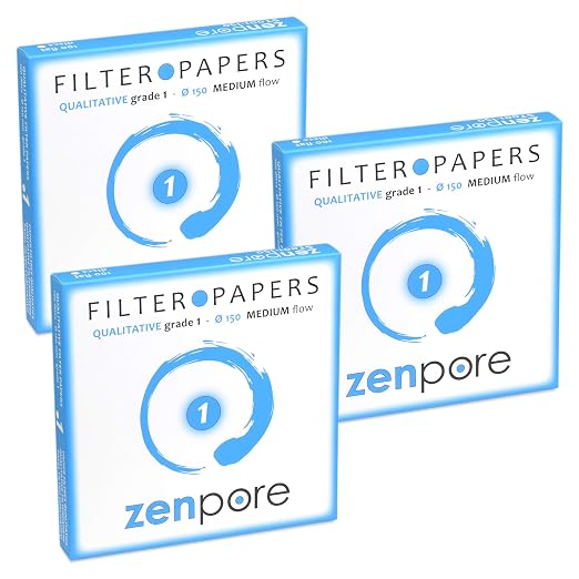 Filter Paper 15cm Lab Qualitative Filter Paper by ZENPORE