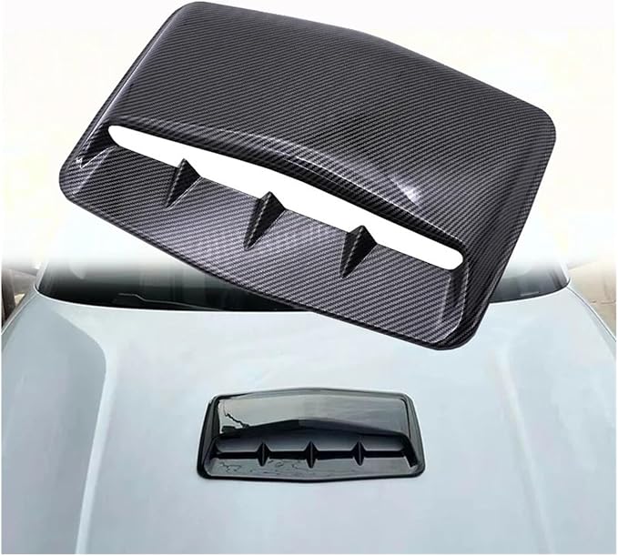 Universal Car Hood Scoop Air Flow Intake Decorative Turbo Bonnet Vent Cover - Image 3