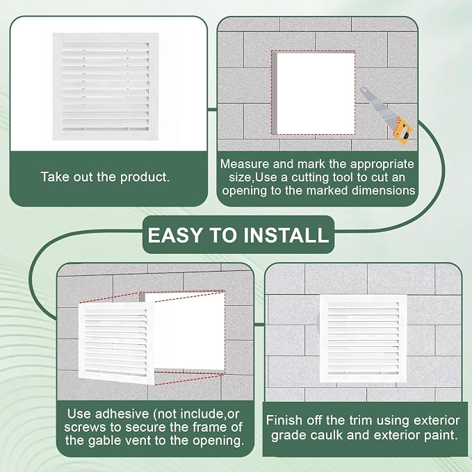 2-Pack Paintable Gable Vents - Image 6