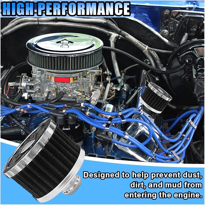 23mm Car Air Filter, 0.9'' High Flow Vent Valve Cover, Breather Filter - Image 4