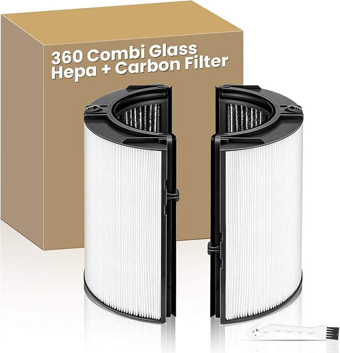 360° Combi Glass HEPA + Carbon Air Purifier Filter Compatible by HKNECE