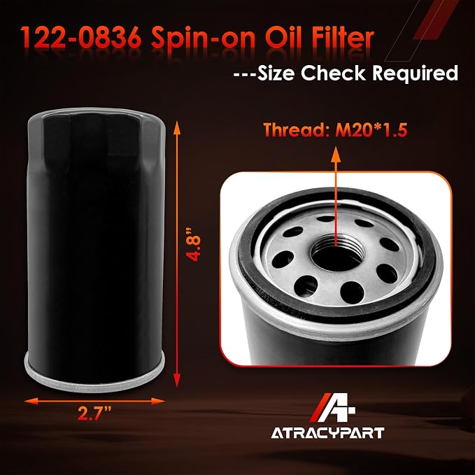 122-0836 Oil Filter │Replacement - Image 6