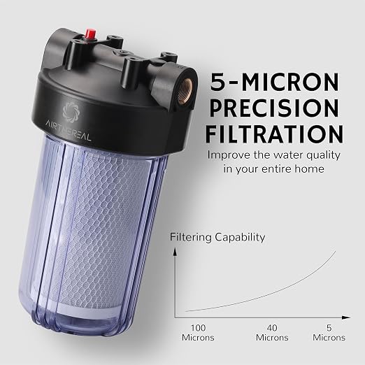 Airthereal Whole House Water Filter Housing, Pre-Filtration System - Image 6