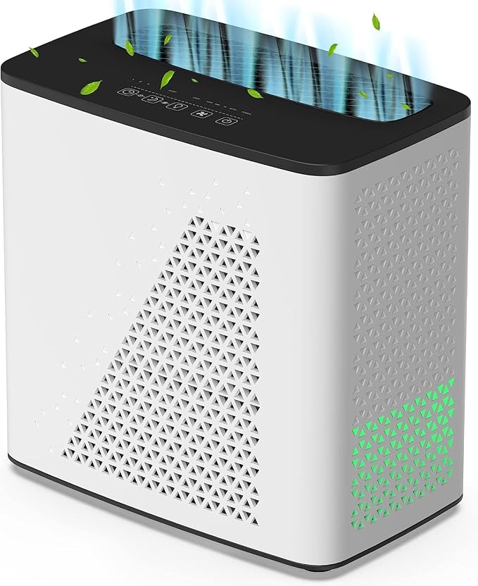 Air Purifier for Bedroom Home, Large Room Up to 547 Ft², H13 True HEPA Filter by YIOU