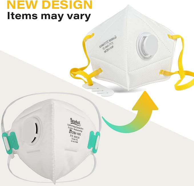 LotFancy N95 Mask for Adults, NIOSH Particulate Respirator, N95 Face Mask for - Image 9