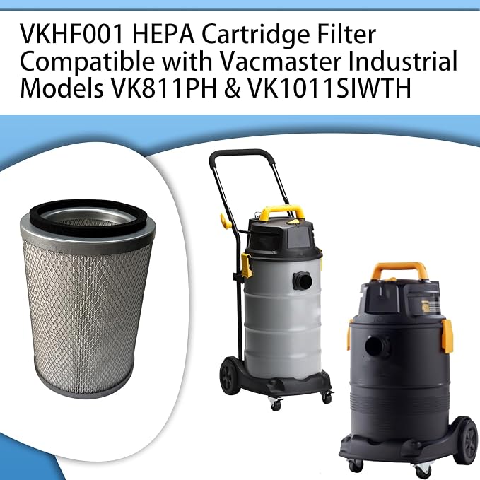 2 Pack VKHF001 Vacuum HEPA Cartridge Filter Assembly Compatible - Image 2