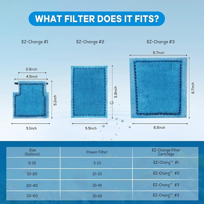 xbbwmrs 9 PCS Aquarium Filter Cartridge Compatiable - Image 6