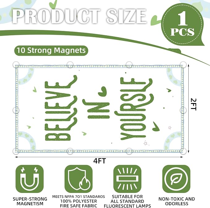 Fluorescent Light Covers -1PCS 4x2 Feet Classroom Covers - Image 2