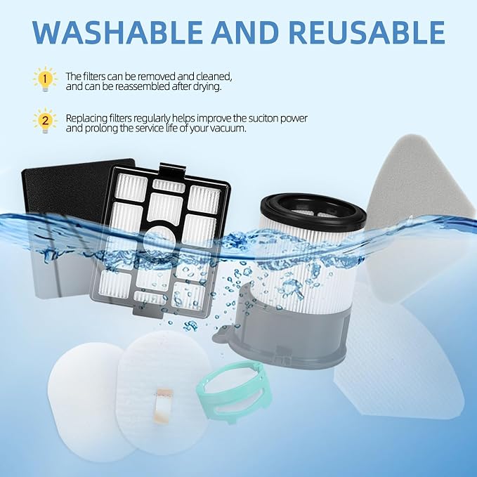 IP3251 Filter Replacement for Shark IP3251C, IP3150 PowerDetect Clean & Empty - Image 4