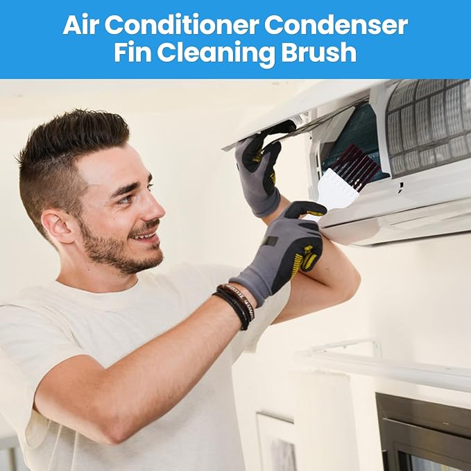 6 PCS Air Conditioning Fin Cleaner Set, Air Conditioner Fin Comb Straightener - Image 7