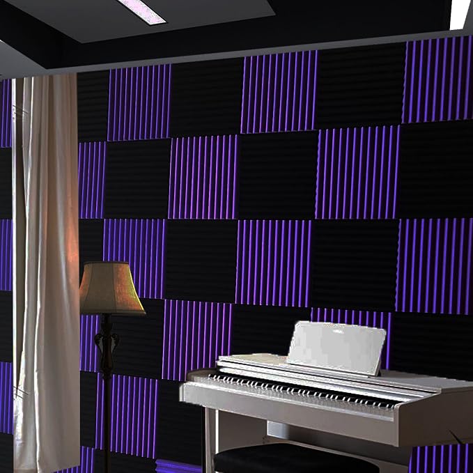 96 Pack Allxinlog Absorb the echo Acoustic Foam Panel Wedge Studio - Image 2