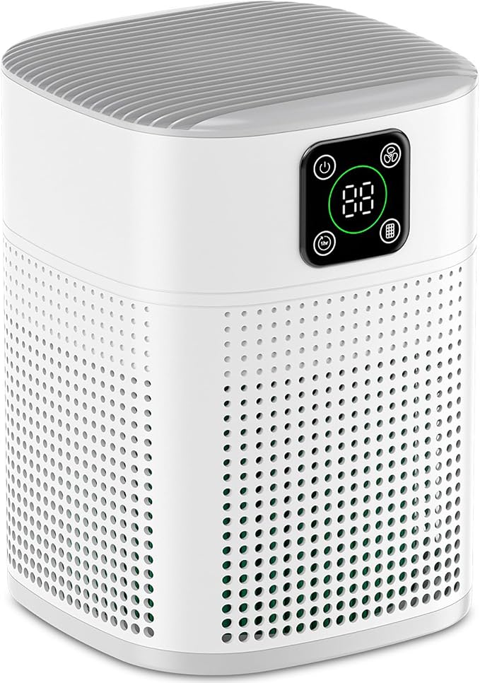 Air Purifiers for Bedroom, Honeyuan H13 HEPA Air Purifier for Home Large Room by HONEYUAN