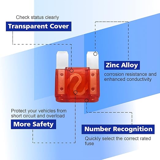 Maxi Blade Fuse Assortment Car Fuse 20A 30A 40A 50A 60A 70A 80A 100A Maxi Auto - Image 4