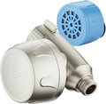 AquaCare Skin & Hair - World's Only Universal Shower Water Filter for All Shower Head Types with ON/OFF Filtration Modes, Instant Cartridge Reload & Stay-Clean American KDF Cartridge, Satin Nickel