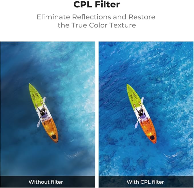 K&F CONCEPT Snap On CPL VND Effect Filter Kit Compatible - Image 4