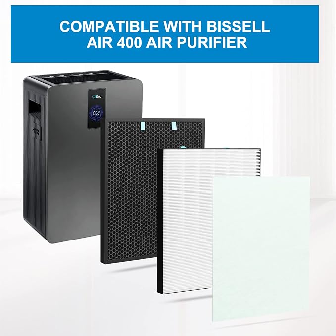 Replacement Air400 Filter for Bissell Air400 Air Cleaner Purifier, 1 Pack 2521 - Image 7