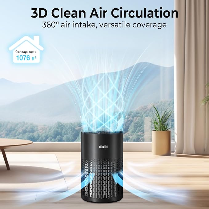 FITNATE Air Purifiers for Home Large Room Up to 1076 Ft² - Image 3