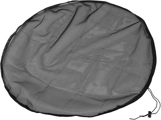 Rain Mesh Cover, Mesh Cover for Rain Barrels, Drawstring Leaf Filter Water by Vvikizy
