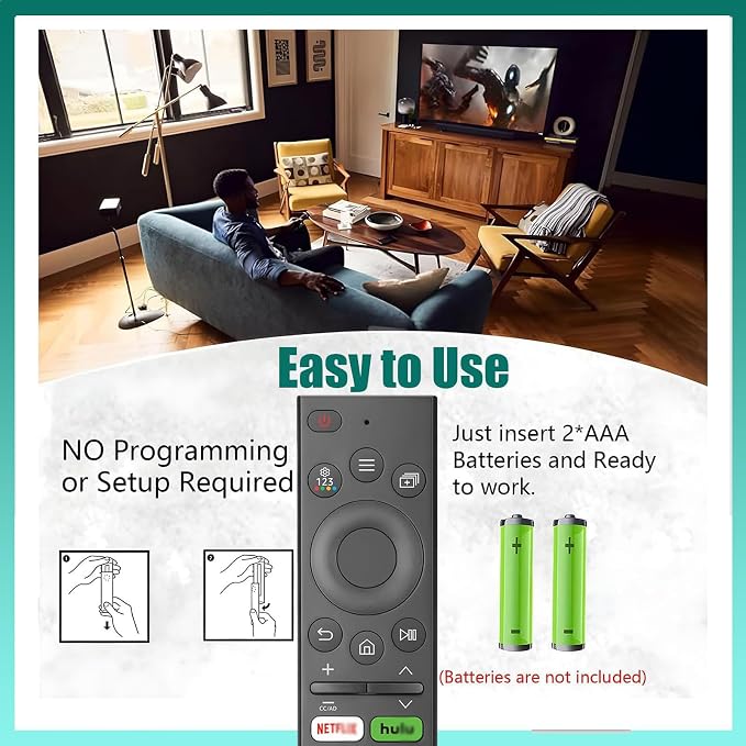 Replacement Remote for Samsung TV Remote, BN59-01385A for All Samsung Smart TV - Image 5