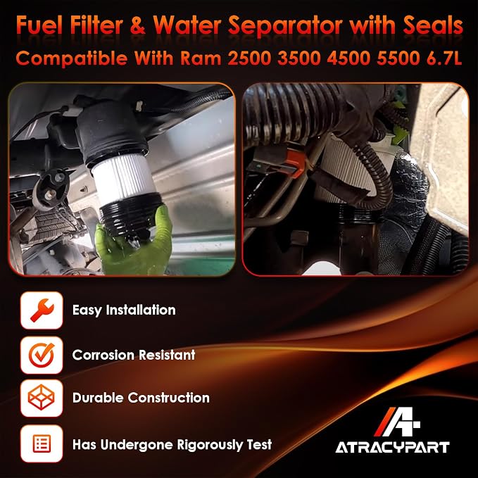 6.7 Cummins Fuel Filter Water Separator Kit Compatible - Image 2