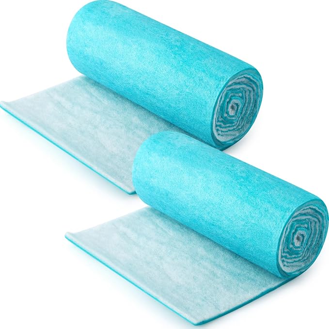 Tudomro 2 Roll 12 x 90 x 0.5 Inch Air Filter Material Vent Filters Plus by Tudomro
