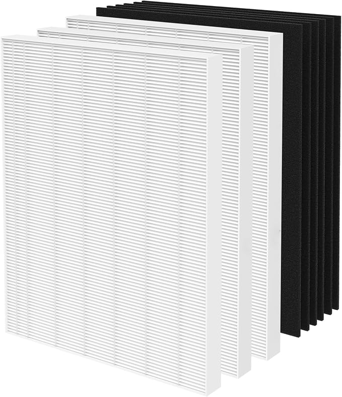 3 Pack Replacement Filter for Fellowes AeraMax 290/300/DX95 Purifiers and by CFKREYA