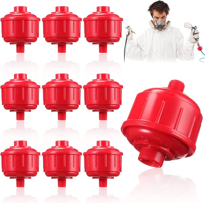 10 Pcs Mini Disposable Water and Air Filters Disposable Spray Gun Filter by Honoson