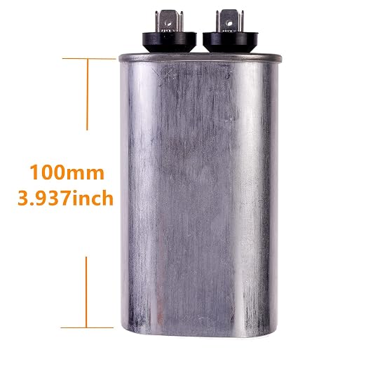 12.5 uF MFD ±6% 370/440 VAC CBB65 Oval Run Start Capacitor - Image 3