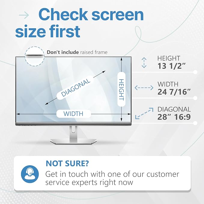 VINTEZ 28 Inch 16:9 Privacy Screen - Image 4