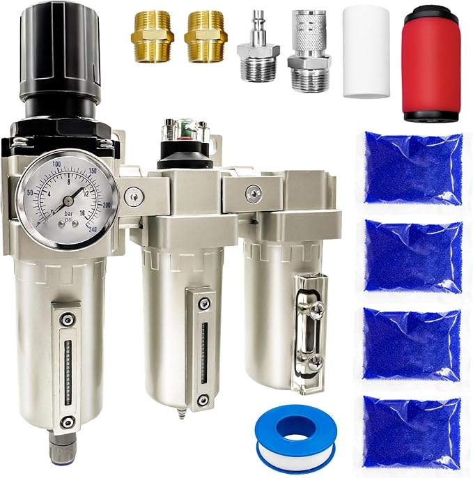 Upgraded 3/4" NPT Heavy Duty Industrial Grade 3 Stage Air Drying System by Unknown