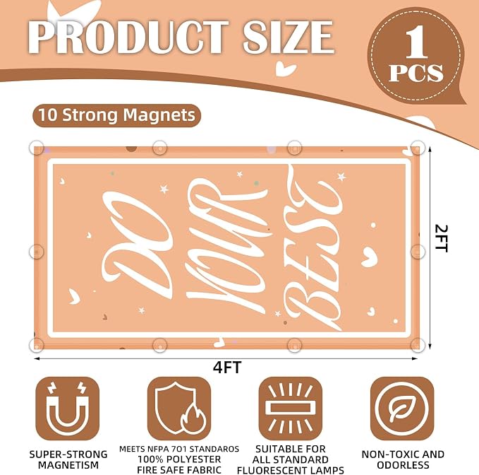 Fluorescent Light Covers -1PCS 4x2 Feet Classroom Covers - Image 2