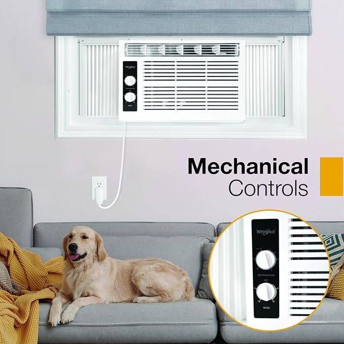 Whirlpool 5, 000 BTU 115V Window Air Conditioner & Dehumidifier - Image 7