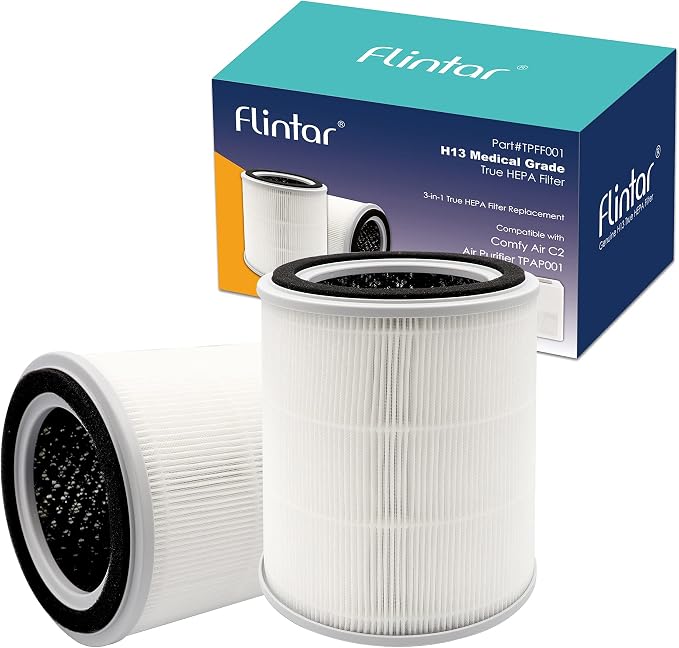 Flintar TPAP001 H13 Replacement Filter, Compatible by Flintar