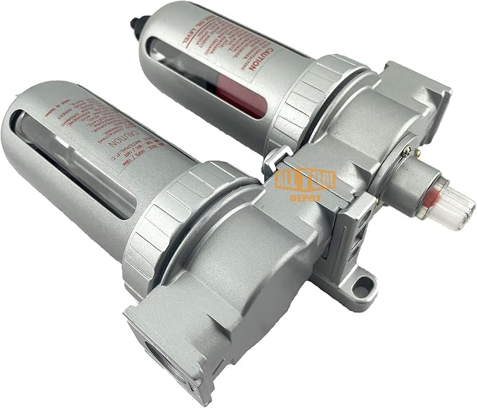 3/8" NPT MID FLOW 2 Stages Coalescing Filter Desiccant Dryer System - Image 4
