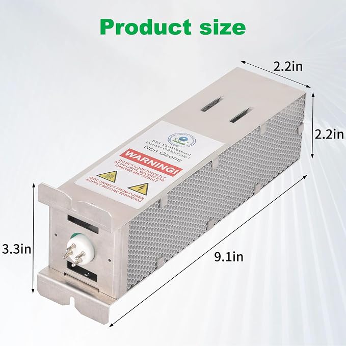 Air Scrubber Plus Advanced Photocatalytic Oxidation 9 Inch Replacement Cell and - Image 6
