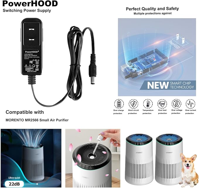 12V AC/DC Power Adapter Compatible - Image 2