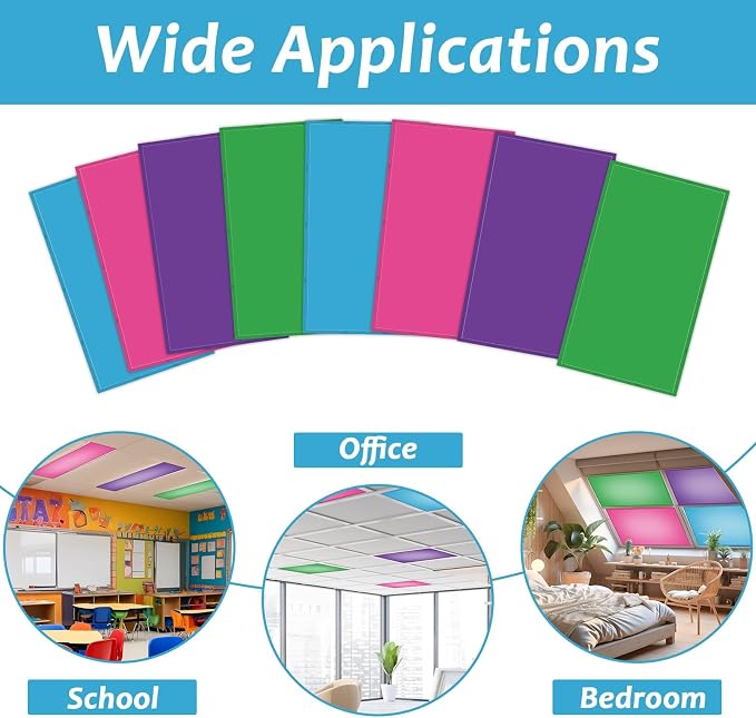 8 Pcs Fluorescent Light Covers - Image 4